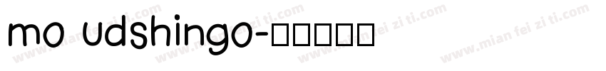 mo udshingo字体转换